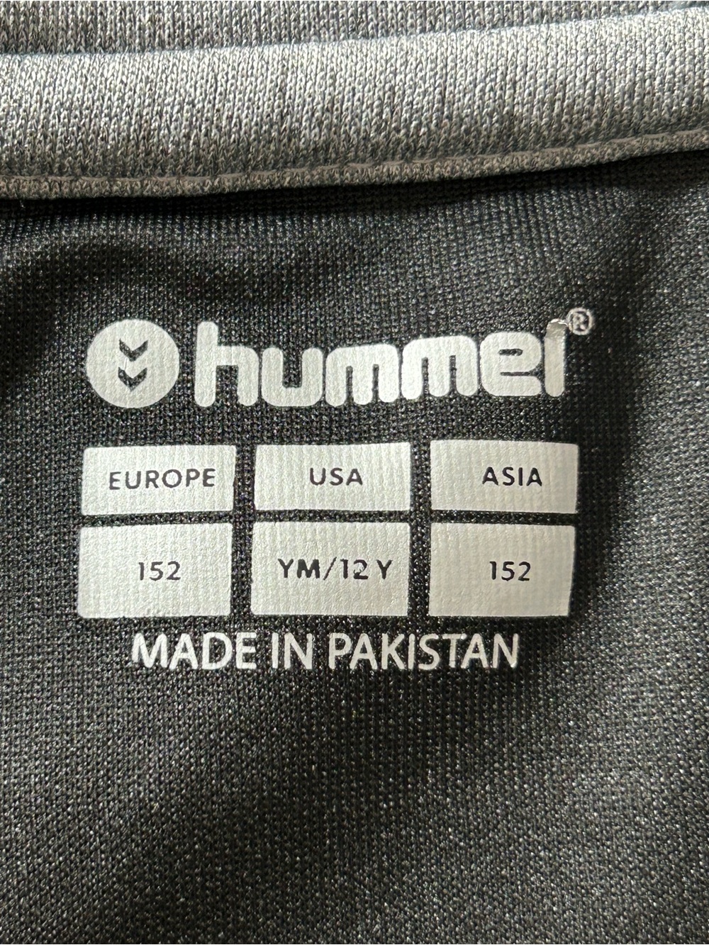 Hummel Carolina Core FC Quarter Zip Pullover Youth Boys Size YM 12 Gray - Picture 5 of 7